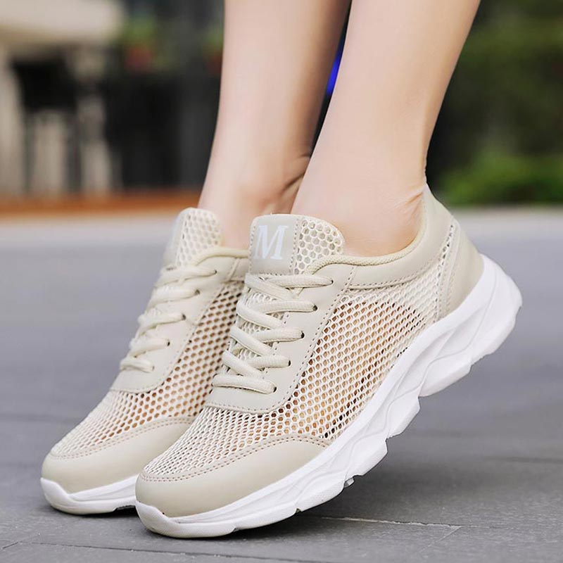 Tech Office Pictures - Sommer Atmungsaktive Turnschuhe Frauen Mesh frauen