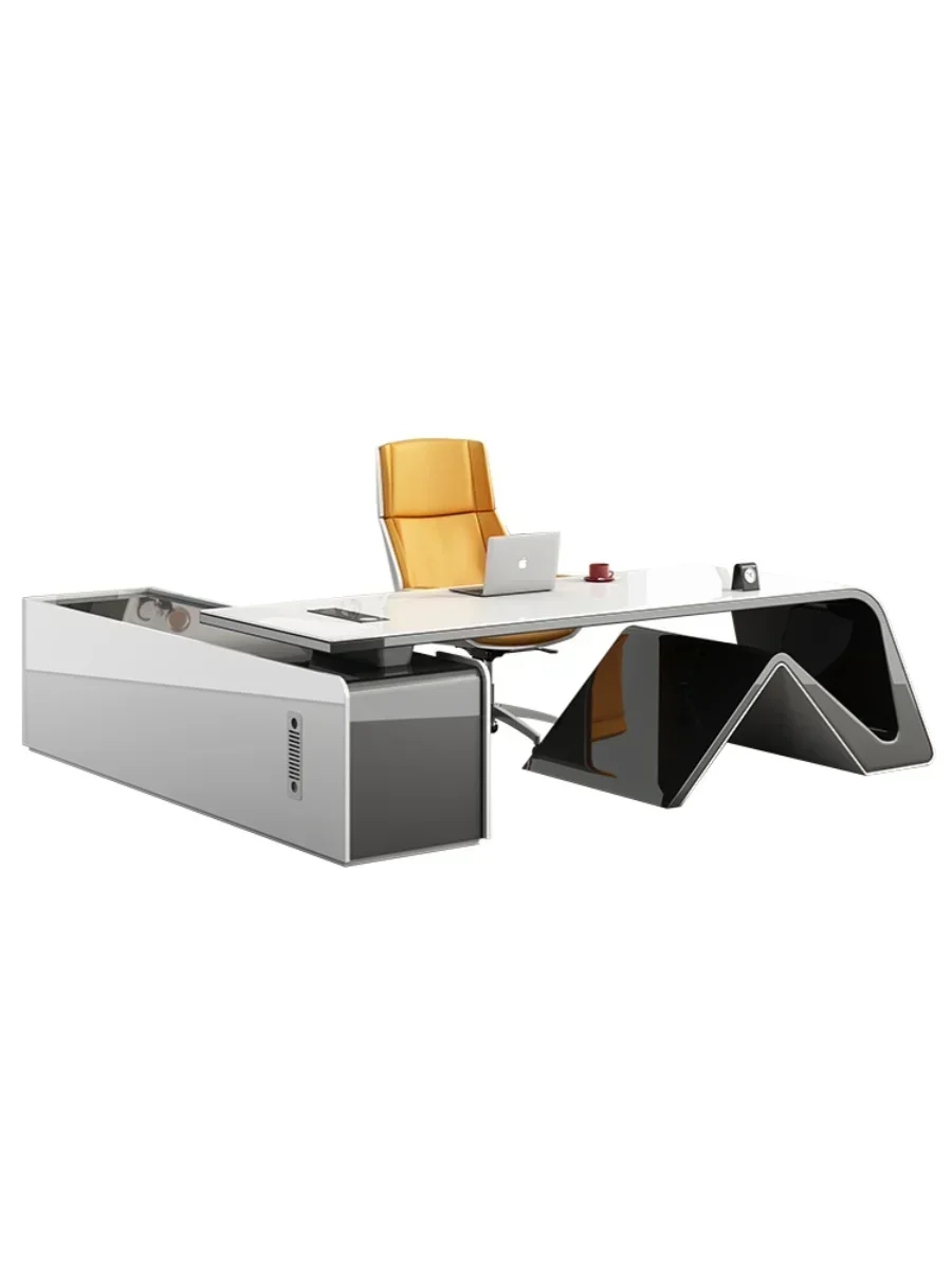 Office Technology Administration - Technologie-Schreibtisch für Büro, Chef- und Manager-Bürotisch,