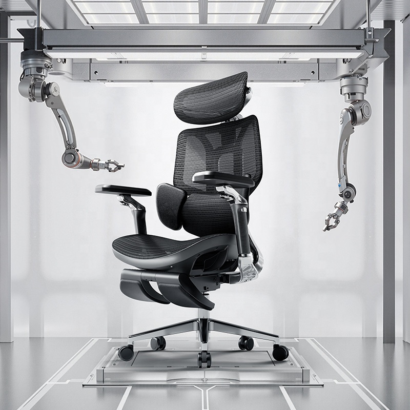 Office Tech Chair - Luxuriöser High-Tech Ergonomischer Bürostuhl mit Verstellbarer