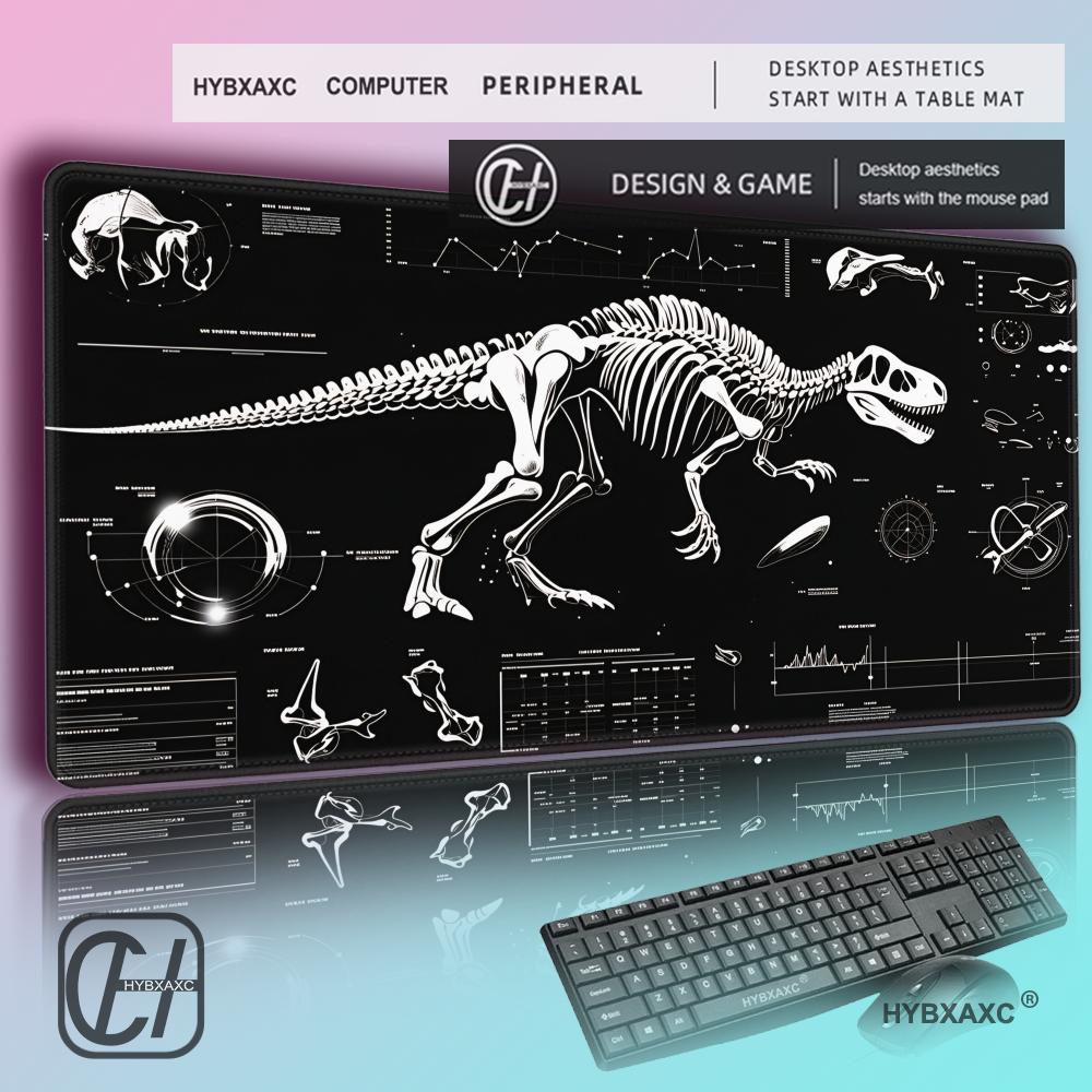 Office Tech Desk - HYBXAXC XXL Dinosaurier Tech Gaming Schreibtischunterlage
