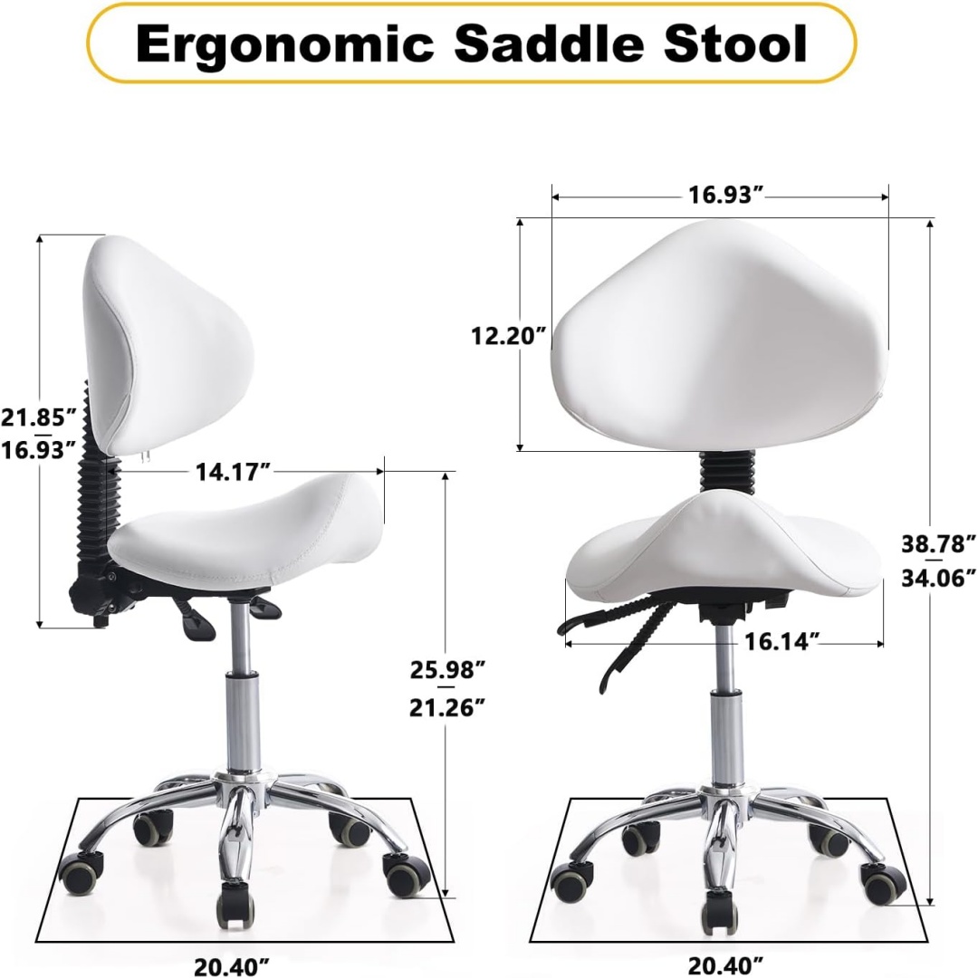 Sattelhocker Stuhl Rollend mit – Office Tech Chair Bewertung und Preis