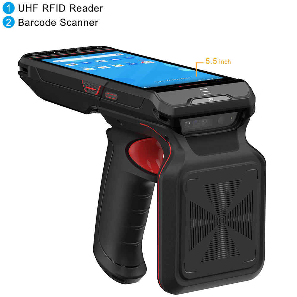 5,5-Zoll Android PDA UHF RFID  – Barcode Scanner 2D Bewertung und Preis