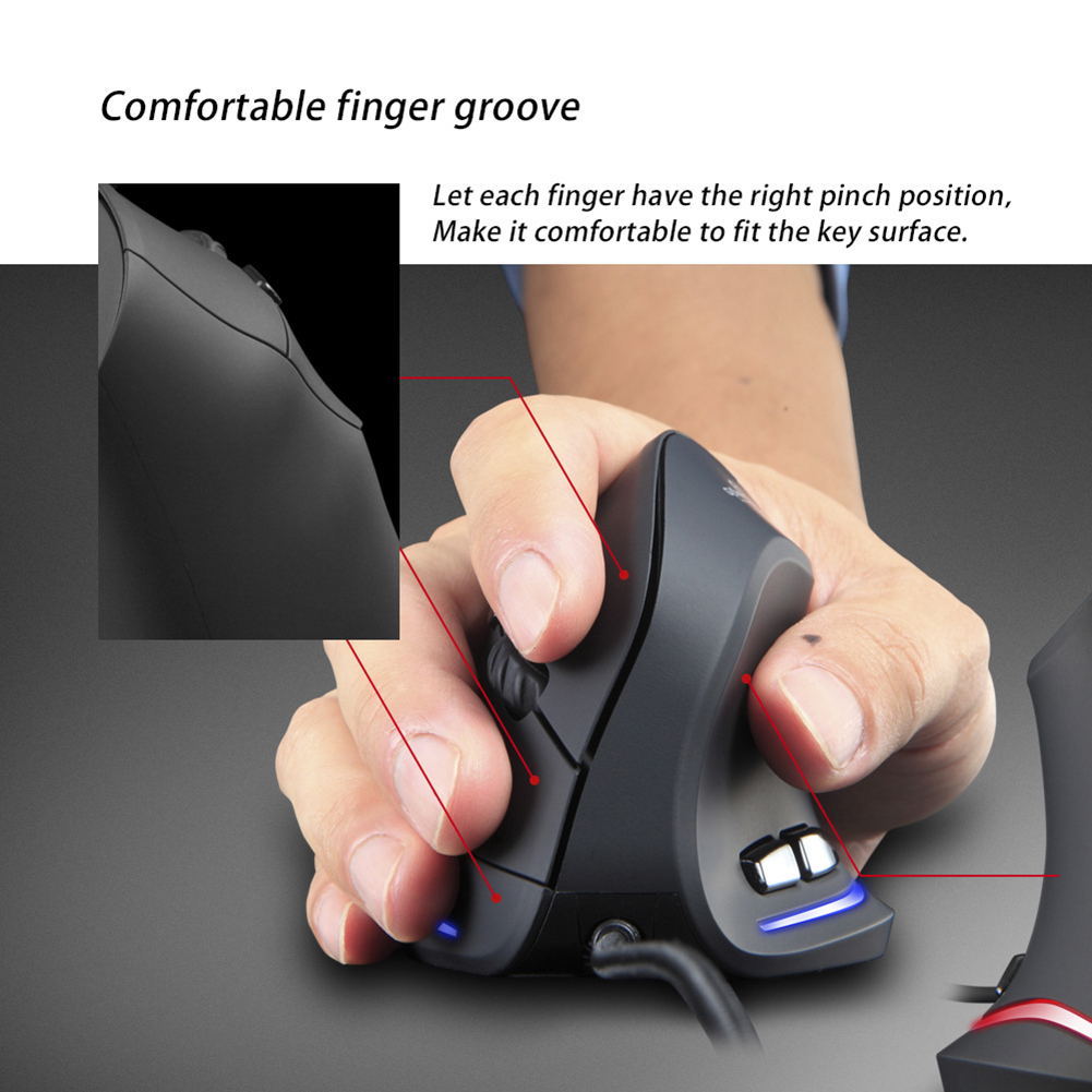 ZELOTES T20 USB-Kabelgebundene – Ergonomic Mouse Vertical Bewertung und Preis