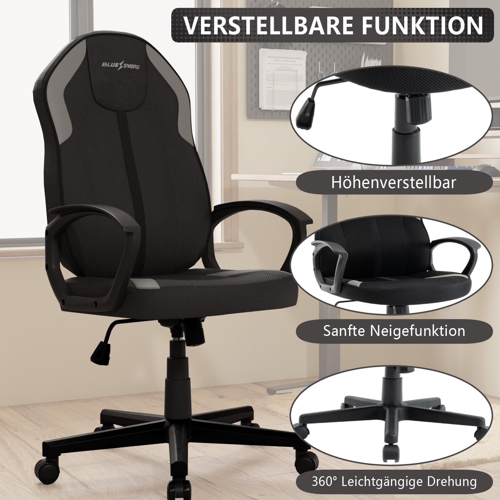Vigosit Ergonomischer Bürostuh – Office Tech Chair Bewertung und Preis