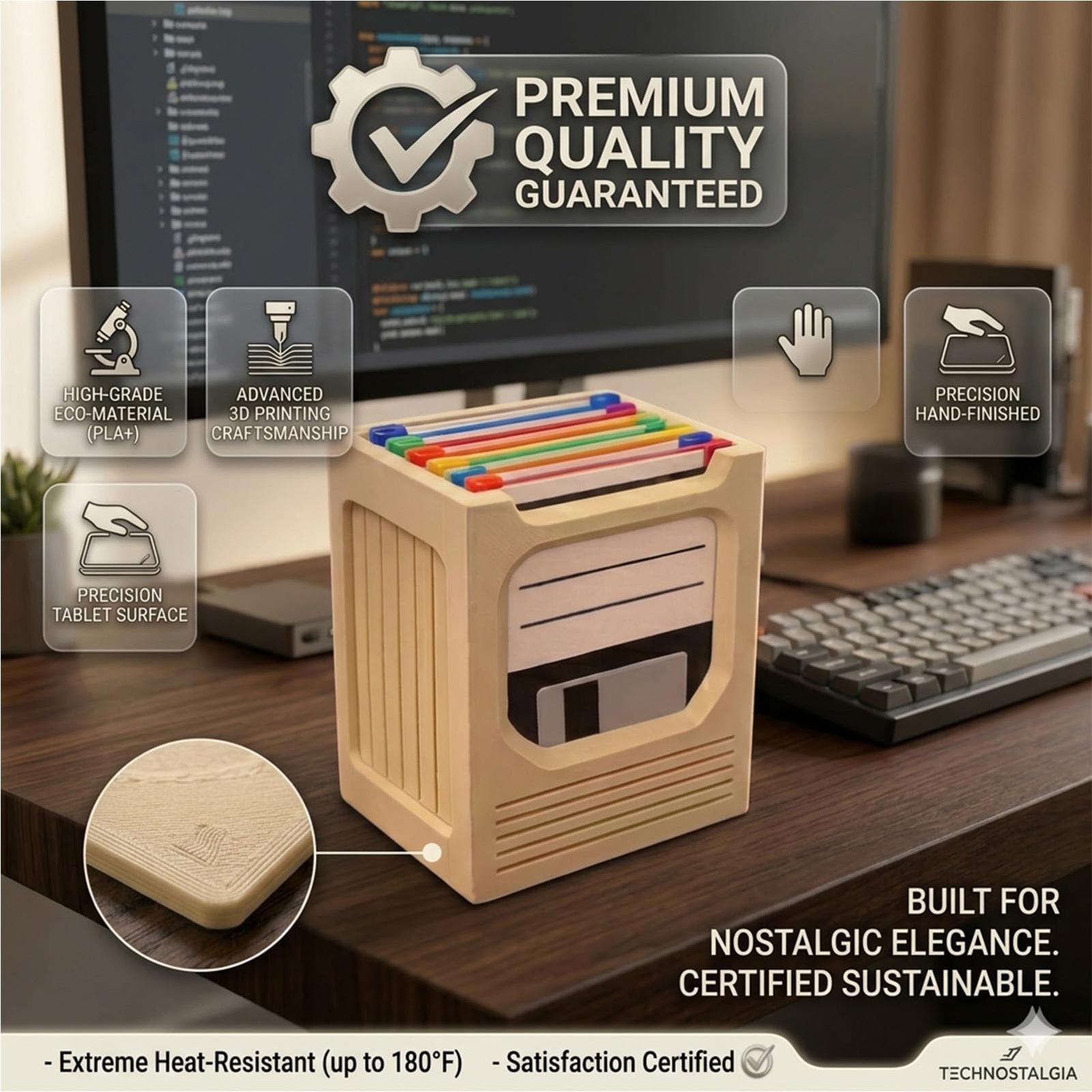 Retro Tech Untersetzer-Halter- – Office Tech Desk Bewertung und Preis