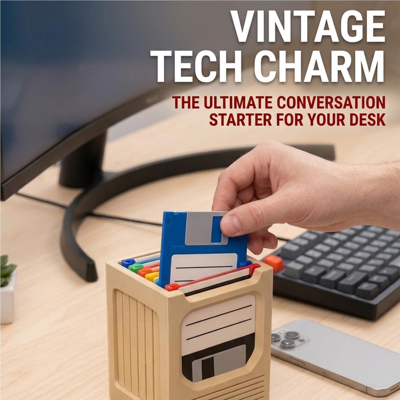 Retro Tech Untersetzer-Halter- – Office Tech Desk Bewertung und Preis