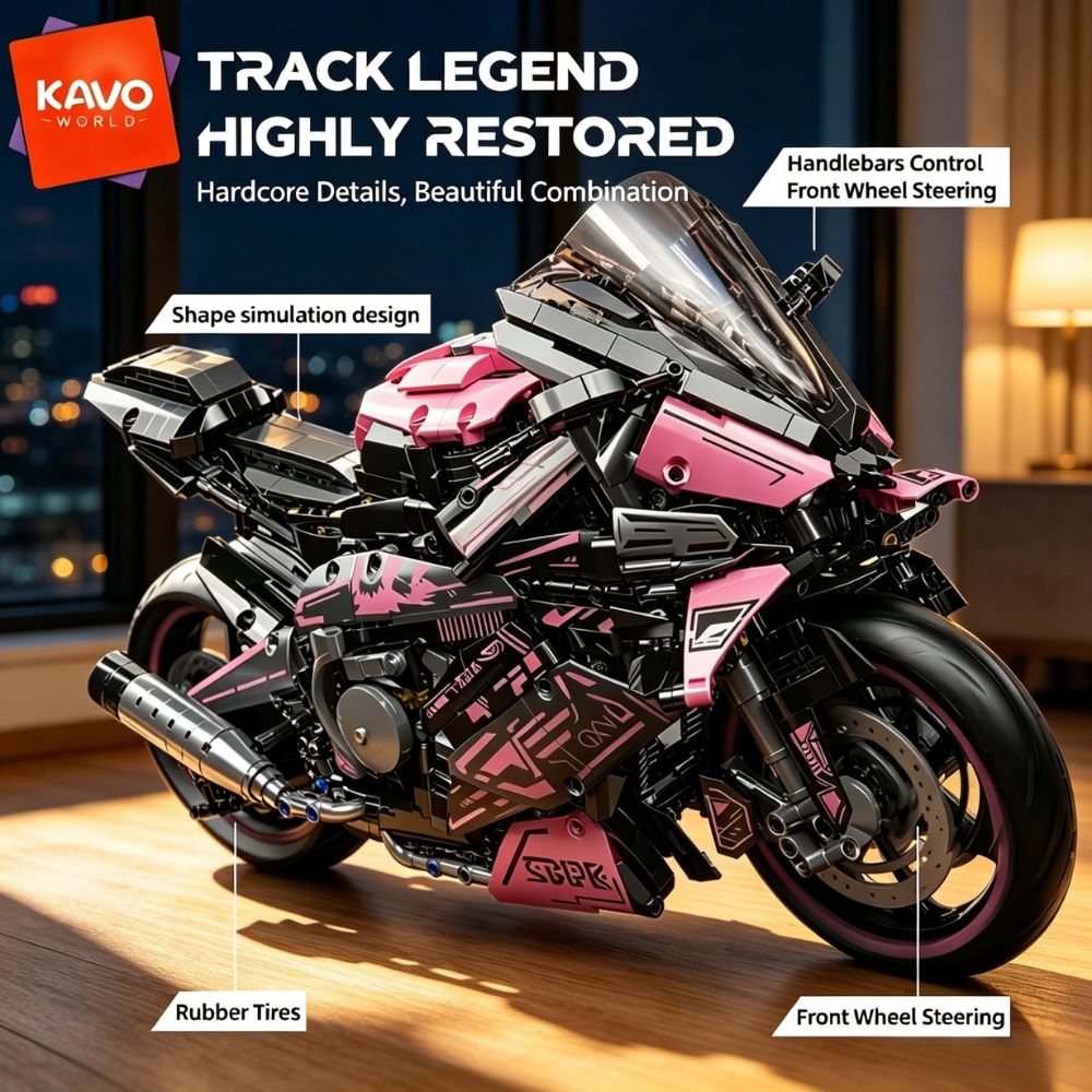 KAVOWORLD 1:5 Großes Motorrad- – Office Tech Certification Bewertung und Preis